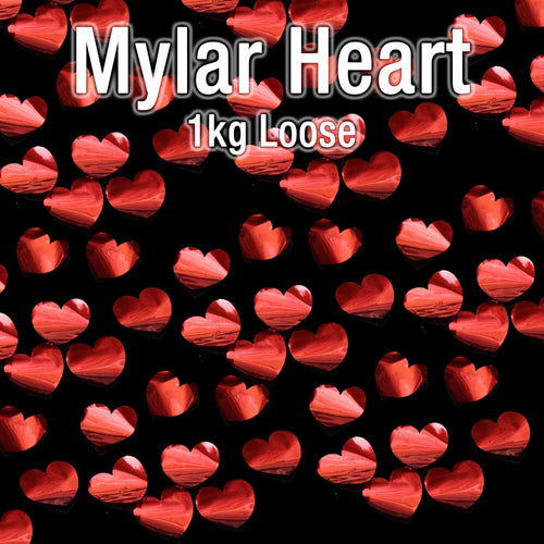 Mylar Heart Confetti (1kg loose)