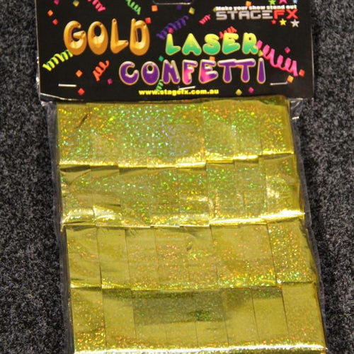 gold mylar confetti