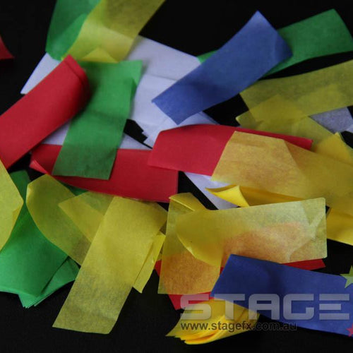 Multi Confetti Rectangle Paper (1kg)