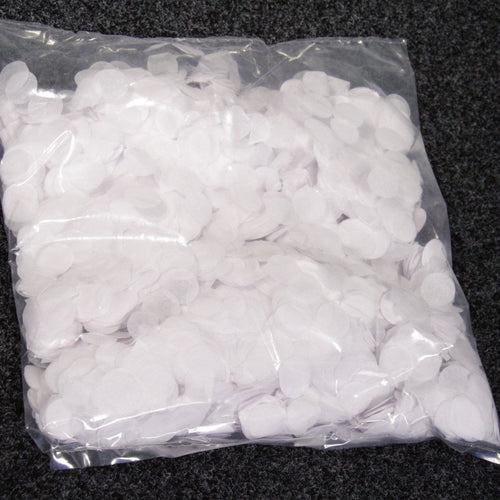 Tissue Circle Confetti (sold in 1kg, bags of 200g each)